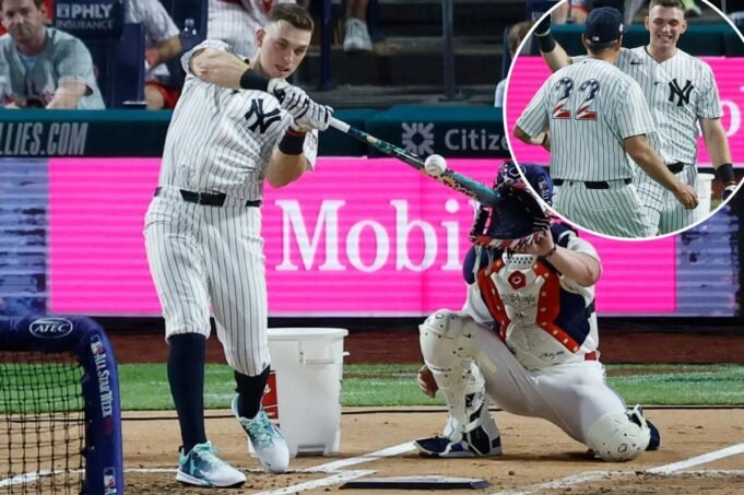 Ben Rice, dos Yankees, perdeu na primeira rodada do Home Run Derby Ben Rice, dos Yankees, perdeu na primeira rodada do Home Run Derby