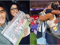 A história do presente que Nico González deu ao fotógrafo após a partida contra a Suíça