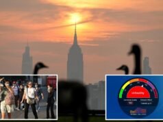 Nova York tem qualidade do ar ‘prejudicial’ devido aos incêndios florestais canadenses – mas as esperanças para a final da Copa do Mundo MetLife estão à vista