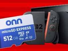 Walmart oferece cartão de memória Nintendo Switch 2 de 512 GB decente, apesar do aumento de preço
