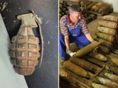 O departamento de polícia de Ottawa está alertando os residentes para não carregarem granadas da 2ª Guerra Mundial