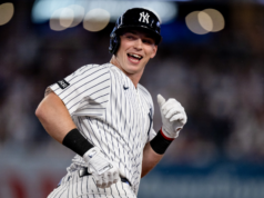 2026 MLB Home Run Derby: o rebatedor dos Yankees, Ben Rice, se conecta com Junior Caminero no Philadelphia Field