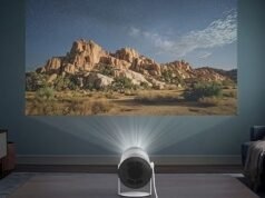 O projetor inteligente Samsung Freestyle + AI transforma qualquer parede em seu próximo home theater