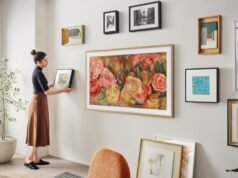 A TV Frame de 50 polegadas da Samsung é US$ 200 mais barata que o normal