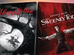 As pré-encomendas dos livros steelbook 4K de “Sleepy Hollow” e “Sweeney Todd” já estão disponíveis