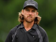 O herói do Local Open, Tommy Fleetwood, parece irreconhecível sem seu cabelo comprido característico.
