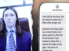 Tyler Robinson, o atirador de Charlie Kirk, lamenta ter matado ex-amante, disse