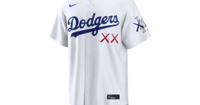 A colaboração dos Dodgers com KAWS apresentará o produto ‘XX’ exclusivo do artista em mercadorias A colaboração dos Dodgers com KAWS apresentará o produto ‘XX’ exclusivo do artista em mercadorias