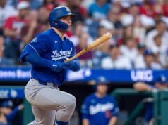 Dalton Rushing saiu de sua crise na vitória dos Dodgers sobre os Phillies