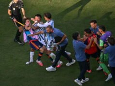 FIFA investigará briga pós-jogo entre Argentina e Espanha