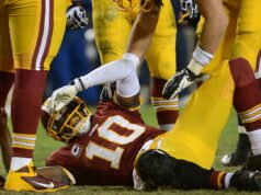 Robert Griffin III sugere documentário da Netflix no dia em que rompeu o ligamento cruzado anterior