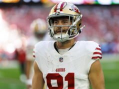 WR Trent Taylor anuncia sua aposentadoria