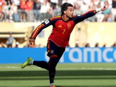 Na final da Copa do Mundo, a Espanha derrotou a Argentina por 1 a 0 na prorrogação.