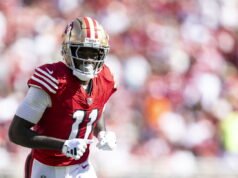 Brandon Aiyuk mira na NFLPA em sua última mensagem no Instagram