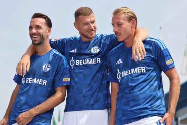 O Schalke dominou, mas precisou de prorrogação e da estrela Džeko para vencer Halle O Schalke dominou, mas precisou de prorrogação e da estrela Džeko para vencer Halle