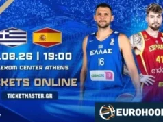 Seleção: Ingressos para o importante jogo contra a Espanha no OAKA estão à venda Εθνική: Σε κυκλοφορία τα εισιτήρια για το κρίσιμο ματς με Ισπανία στο ΟΑΚΑ