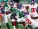 O novato dos Jets, RB Chip Trianum, foi levado ao hospital com uma lesão no pescoço Jets rookie RB Chip Trayanum transported to hospital with neck injury