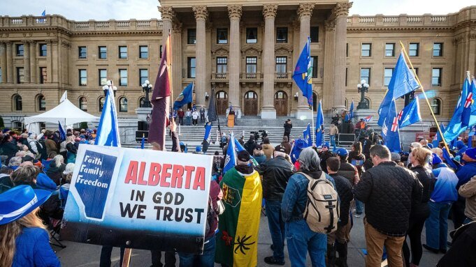 Alberta coloca a secessão do Canadá aos eleitores em grande referendo não vinculativo Alberta coloca a secessão do Canadá aos eleitores em grande referendo não vinculativo