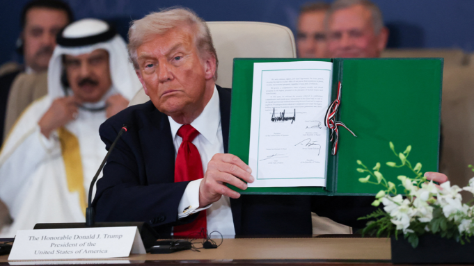 Cessar-fogo em Gaza chega a um ano com promessas de restaurar US$ 18 bilhões Cessar-fogo em Gaza chega a um ano com promessas de restaurar US$ 18 bilhões